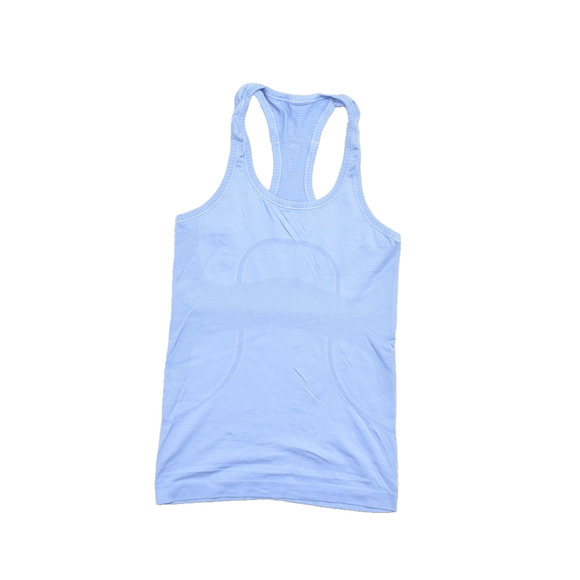 Lululemon Women's Seamless Racerback Tank Top Light Blue Size 4 Sleeveless - Picture 1 of 8